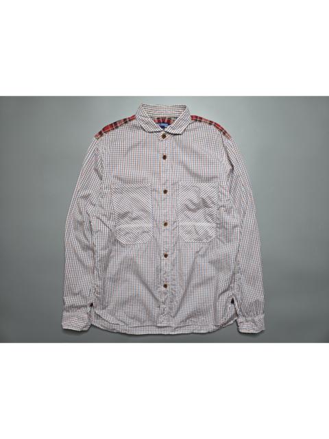Junya Watanabe MAN Junya Watanabe CDG Man - FW11 Club Collar Mini Check Shirt