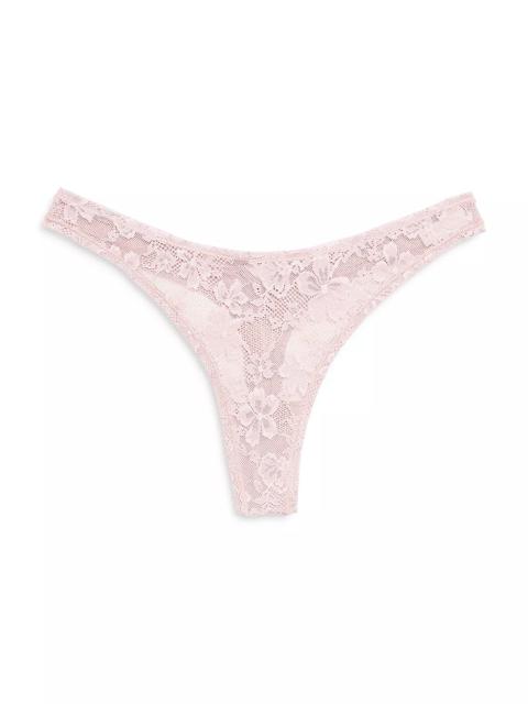 Fleur du Mal Le Stretch Multifit Lace High Leg Thong