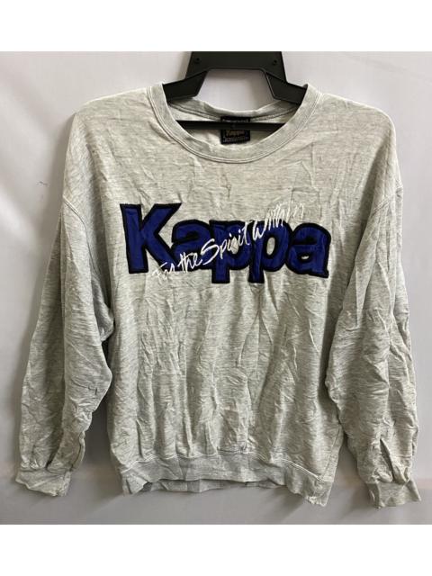 Other Designers Vintage - VINTAGE KAPPA EMBROIDERED BIG LOGO NICE DESIGN SWEATSHIRT