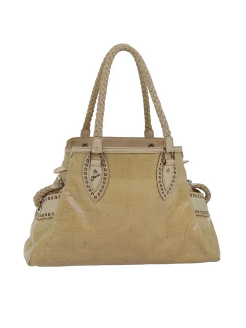 FENDI FENDI Hand Bag Vinyl Beige