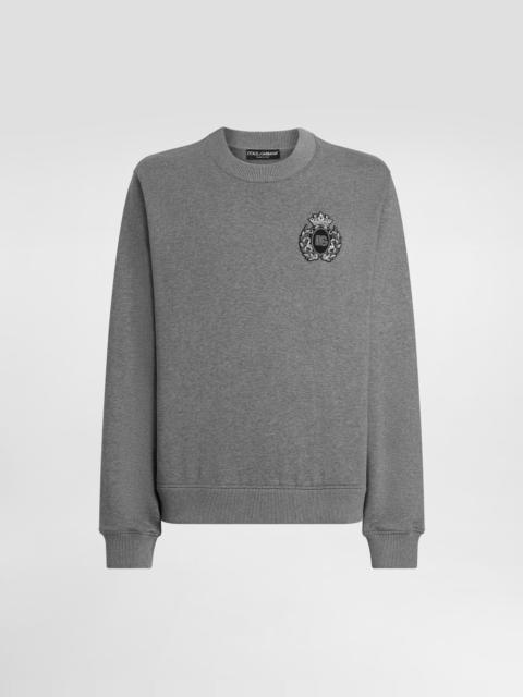 Dolce & Gabbana Sweatshirt with heraldic patch