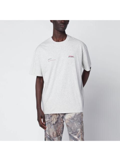 REPRESENT Represent Cream Marl T-Shirt With Logo Men