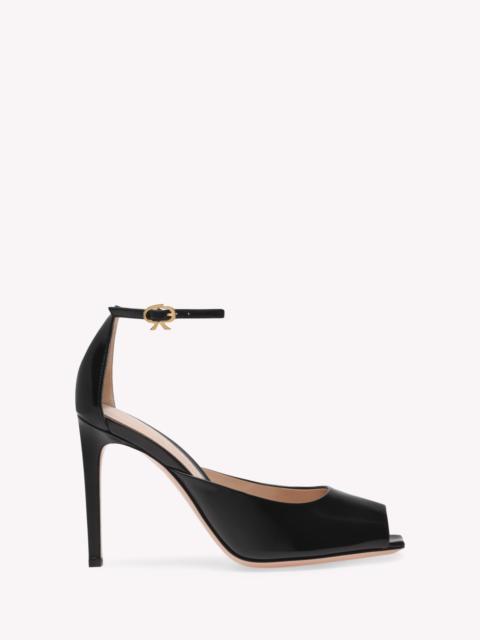 Gianvito Rossi Gianvito Rossi Ethel Sandal in Black Nappa at Nordstrom