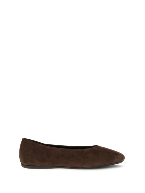 Prada Prada Suede Leather Ballerinas Moro Women
