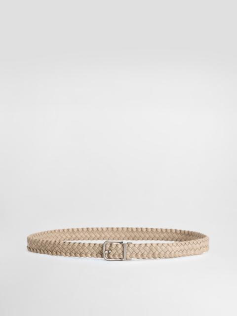 Dolce & Gabbana Woven goatskin belt