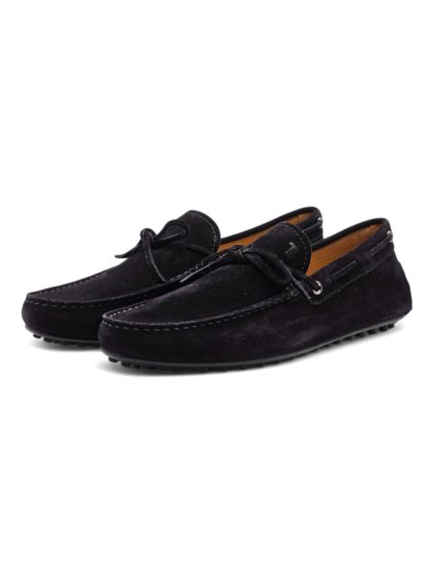 Tod's Driving Shoes City Gommino Suede - Black - US 10 / UK 8.5