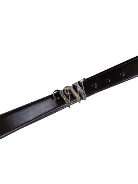 Vivienne Westwood Vivienne westwood leather belt VW steel logo buckle