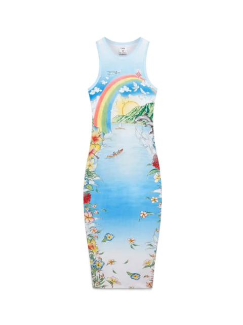 CASABLANCA Aloha Maxi Dress