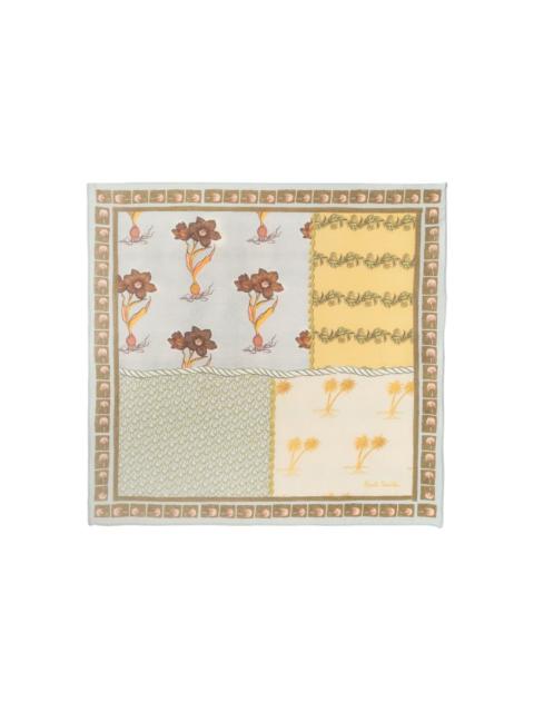 Paul Smith floral-print cotton pocket square