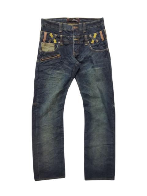 Other Designers Rare - Best Offer🔥Dominate Handcrafted Double Waist Jeans