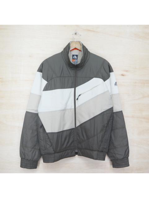 Nike ACG Vintage 90s NIKE ACG All Condition Gear Mini Logo Multi Color Block Bomber Quilted Jacket