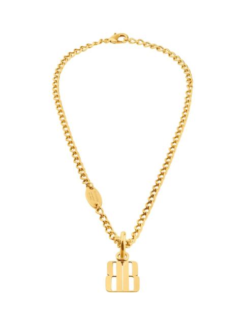 BALENCIAGA Nano Thin Necklace  in Gold
