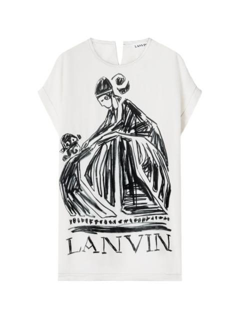 Lanvin GAPHIC-PRINT T-SHIRT