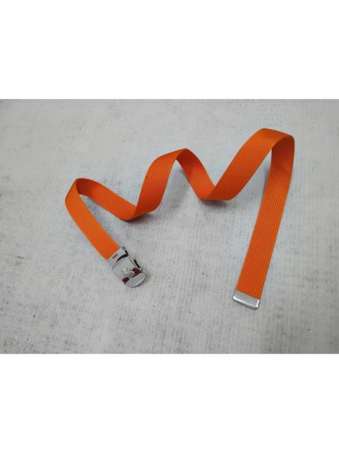 Other Designers Archival Clothing - Unnamed flower orange colour belt