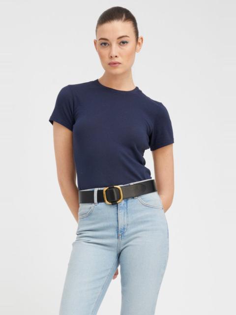 SPRWMN NAVY COTTON BABY TEE