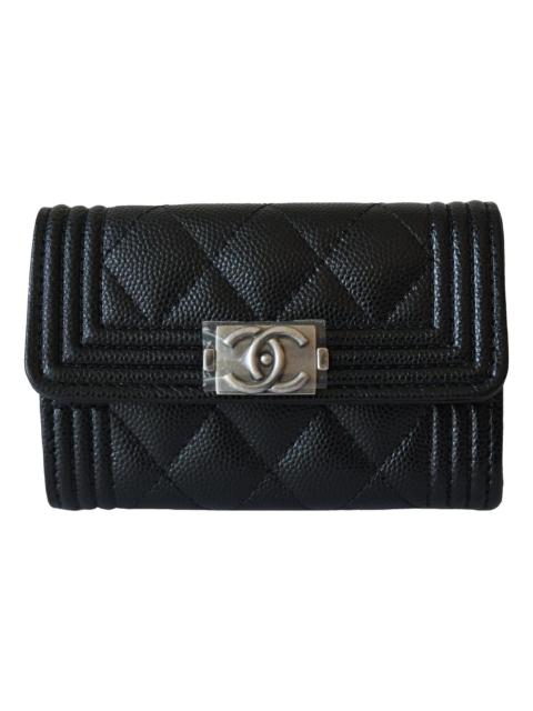 CHANEL Leather card wallet