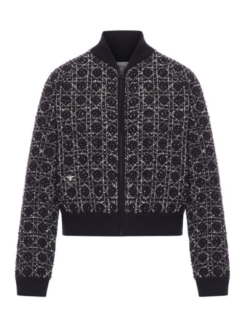 Dior Christian Dior Women Macrocannage Jacket In Cotton Blend Tweed