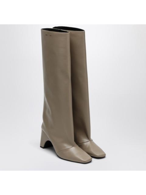 Coperni Beige Leather Bridge Boot Women