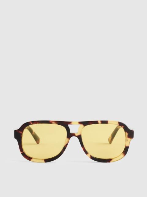 Madewell Logaan Aviator Sunglasses