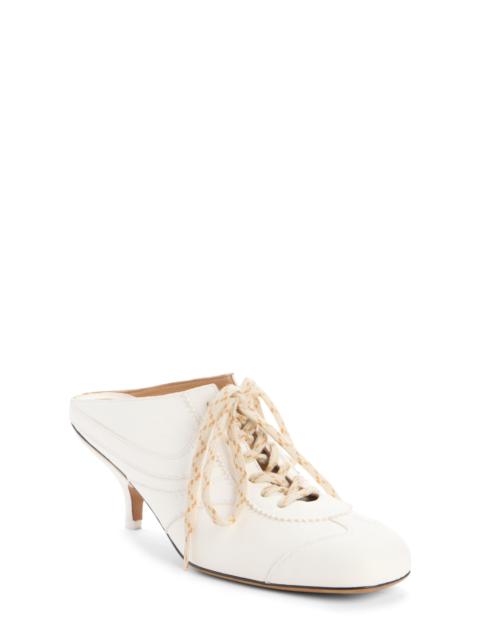 Dries Van Noten Dries Van Noten Lace-Up Mule in White at Nordstrom