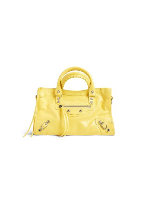 BALENCIAGA Women's Le City Small Bag in Yellow