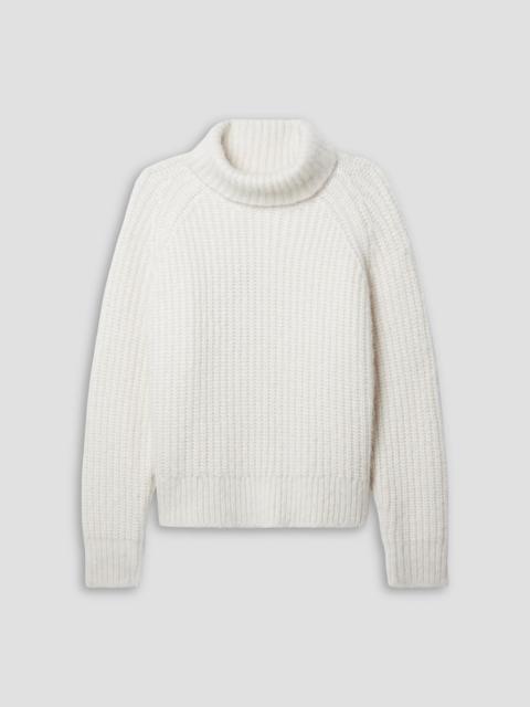 NILI LOTAN Amaya ribbed cashmere turtleneck sweater