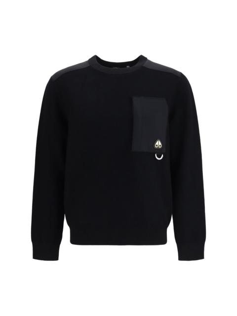 MOOSE KNUCKLES Moose Knuckles Men Gold Series Elowan Crewneck Sweater