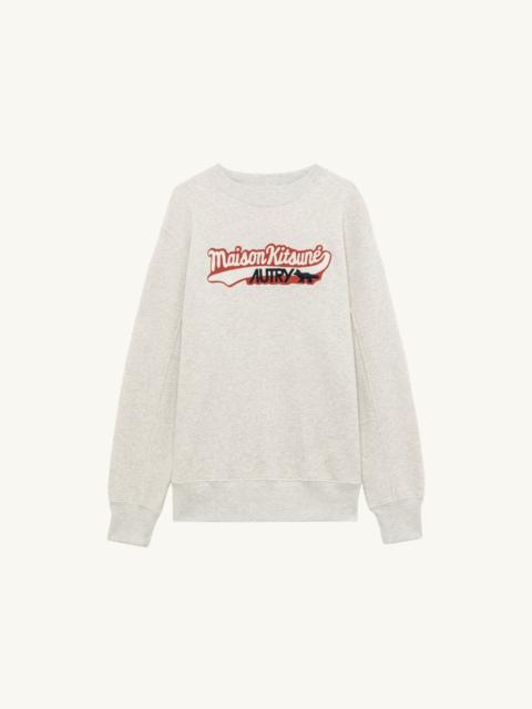 AUTRY UNISEX AUTRY LOGO 'MAISON KITSUNÉ' SWEATSHIRT
