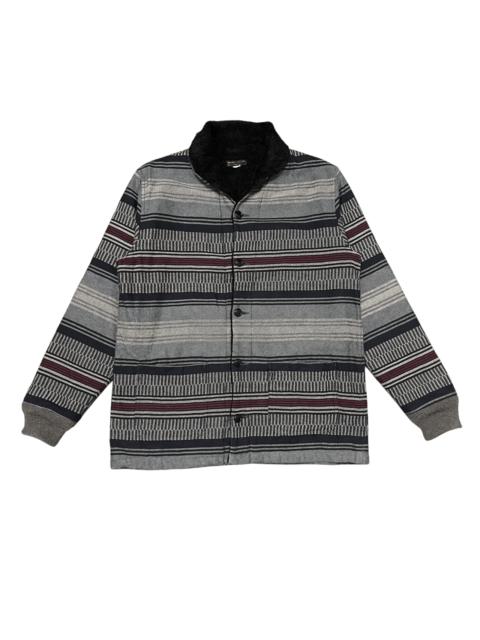 Other Designers WEST RIDE - Westride Cycle Togs Union Made Shearling Jacket