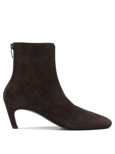 TOTEME Toteme Suede Ankle Boots Brown Women