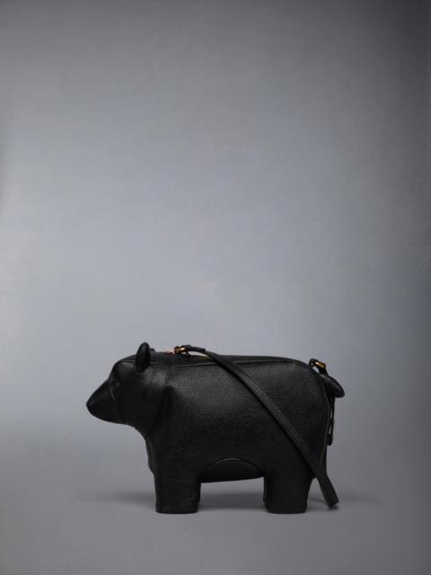 Thom Browne PEBBLE GRAIN BEAR BAGUETTE