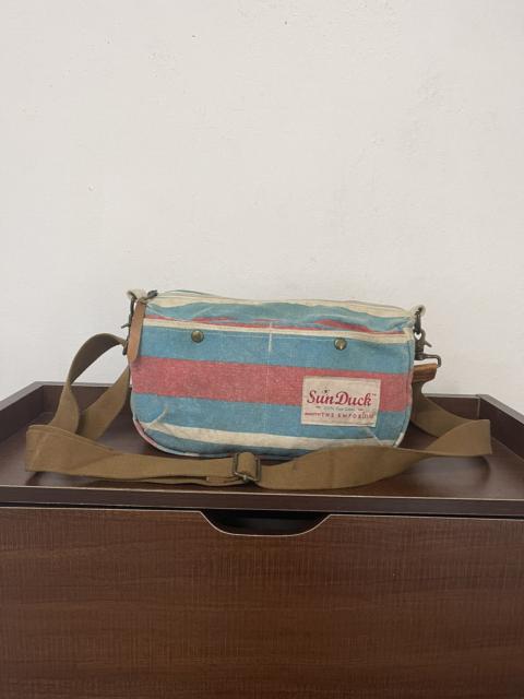 Other Designers Japanese Brand × Vintage - Vintage Pure Cotton Heavy duty Sun Duck crossbody bag