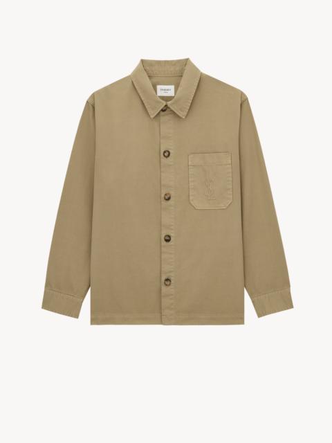 SAINT LAURENT Saint Laurent Cotton Overshirt Jacket