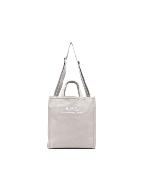 A.P.C. A.P.C. Grey Tote Bags Men