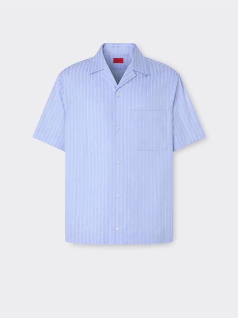 Ferrari Cotton shirt with Ferrari Monogram pattern
