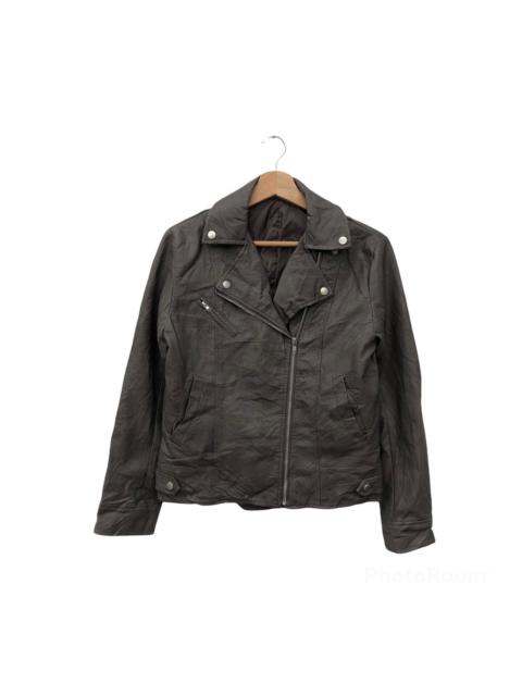 Other Designers Japanese Brand - SOFT LEATHER BIKER BONDAGE JACKET RICHE GLAMOUR