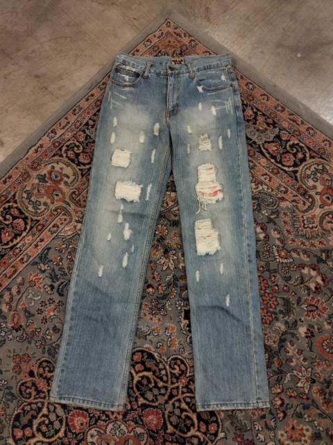 Other Designers Japanese Brand - Nylaus japan distressed jean