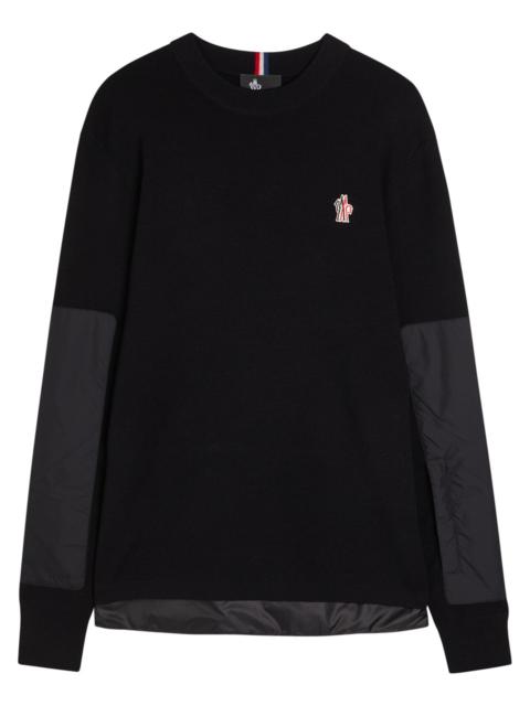 Moncler Moncler Grenoble Panelled Wool-blend Jumper