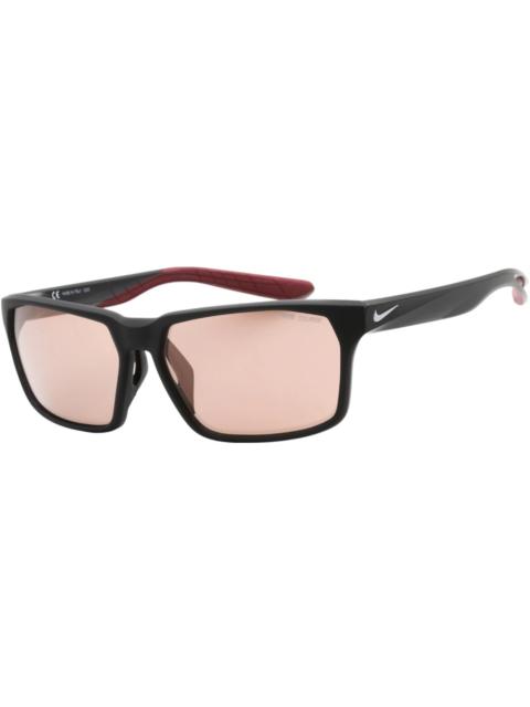 Nike Nike Maverick Rage Rectangular Sunglasses Matte Black Course Tint (MAVERICK-RGE-E-DC3296-011-59)