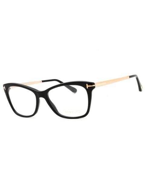 TOM FORD Tom Ford Ladies Shiny Black Cat Eye Eyeglass Frames FT5353 001 52