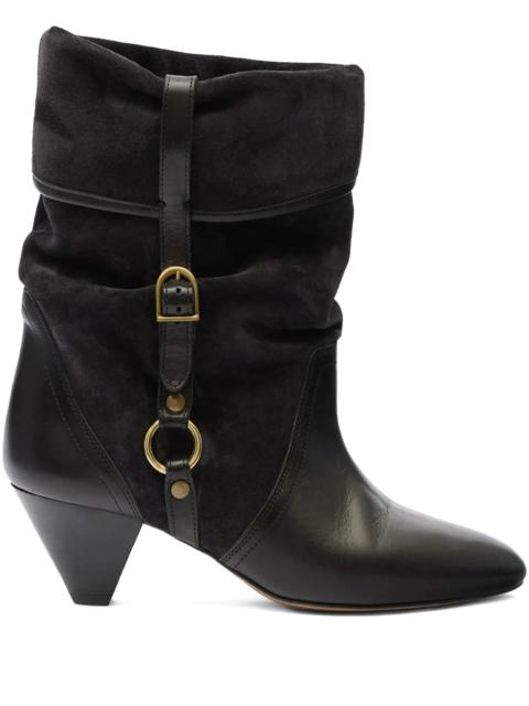 Isabel Marant 55mm Darner buckle-detail ankle boots