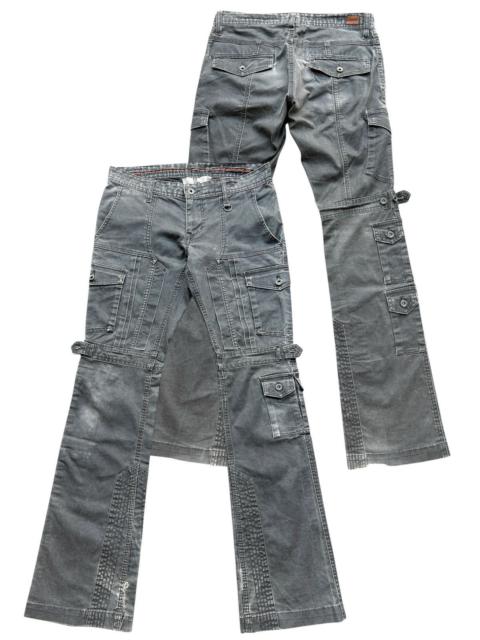 Nicole Japan Bondage Multipocket Lowrise Flare Pants 31x33
