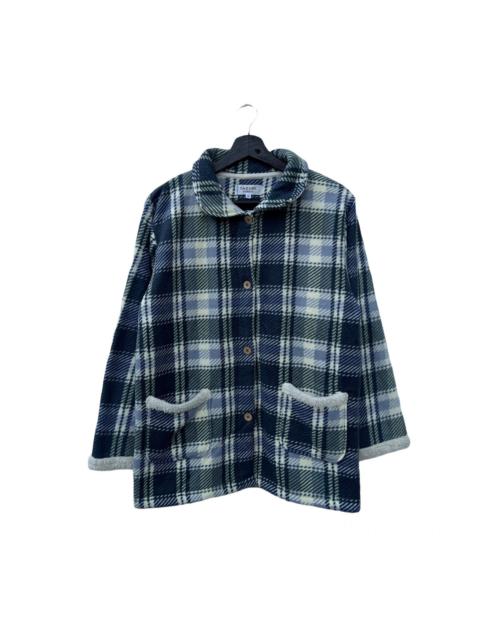 Yohji Yamamoto RARE SACSNY SWEATSHIRT TARTAD DESIGN