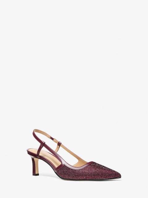 MICHAEL KORS Alora Embellished Slingback Pump