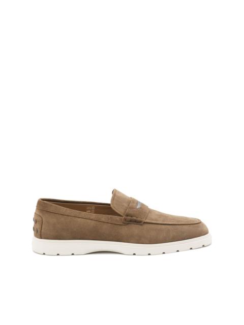 Tod's suede loafers