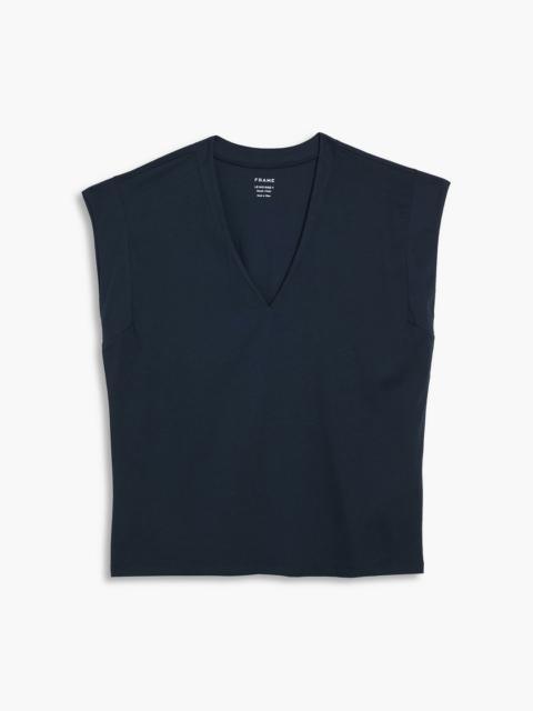 FRAME Le Mid Rise cotton-jersey T-shirt