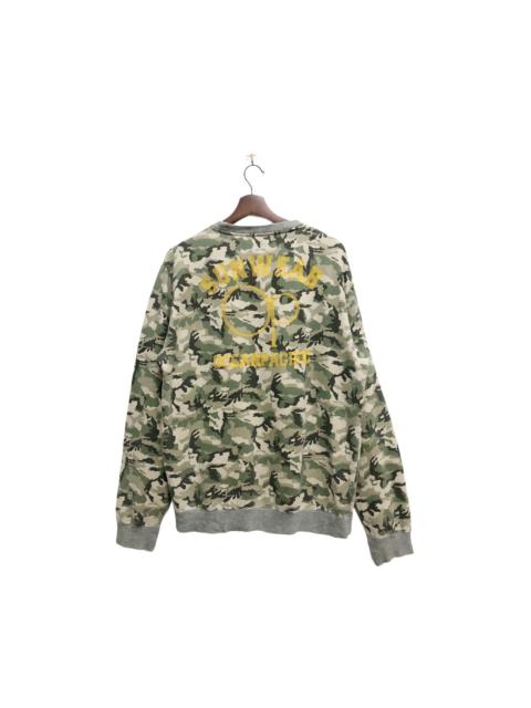 Other Designers Ocean Pacific Apparel Surfwear Camouflage Crewneck