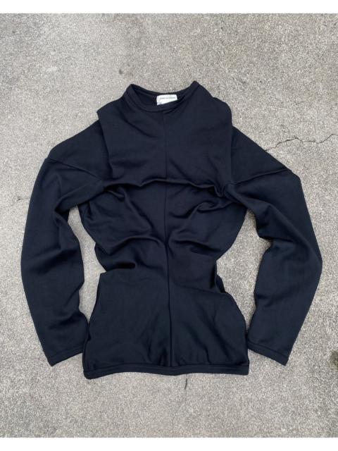 Comme Des Garçons Grail! A/W 1990 Runway- Crinkled Asymmetrical Shirt