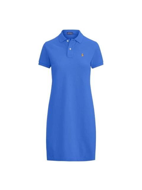 Other Designers Polo Ralph Lauren Embroidered-Pony Polo Dress, Size Medium
