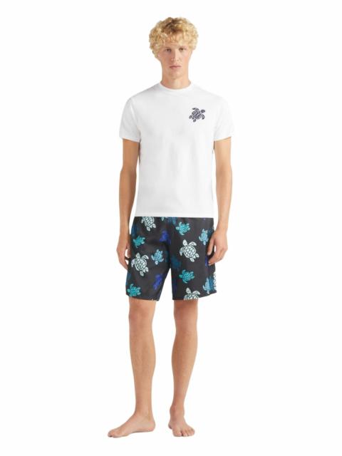 Vilebrequin Vilebrequin Men's Embroidered Turtle Cotton T-Shirt in Blanc at Nordstrom